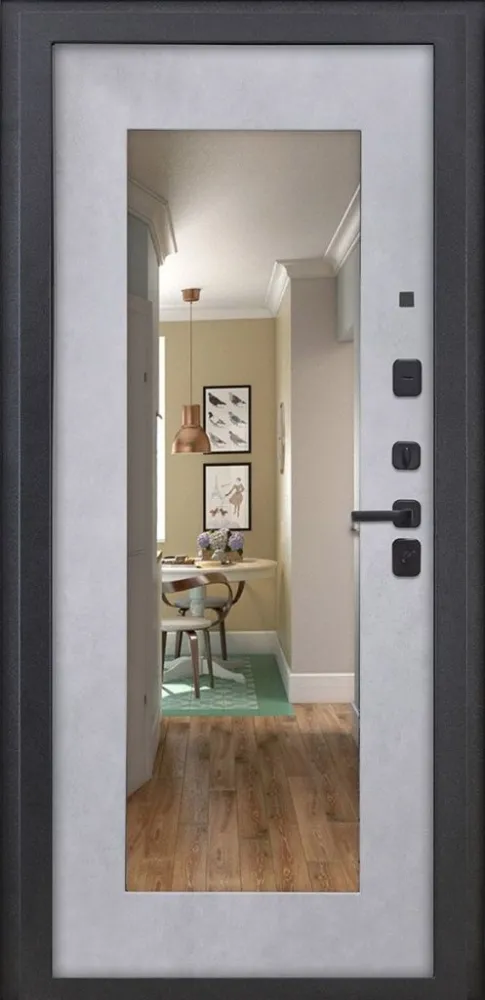 Товар Дверь ДвериПРО Д-68 ФЛЗ-603 Бетон снежный DPRO226414