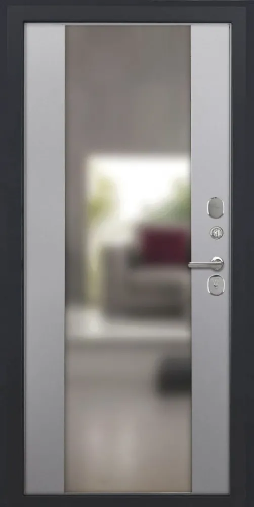 Товар Дверь ДвериПРО Аура Алиса (16мм, ПВХ Софт грей, зеркало) DPRO227550